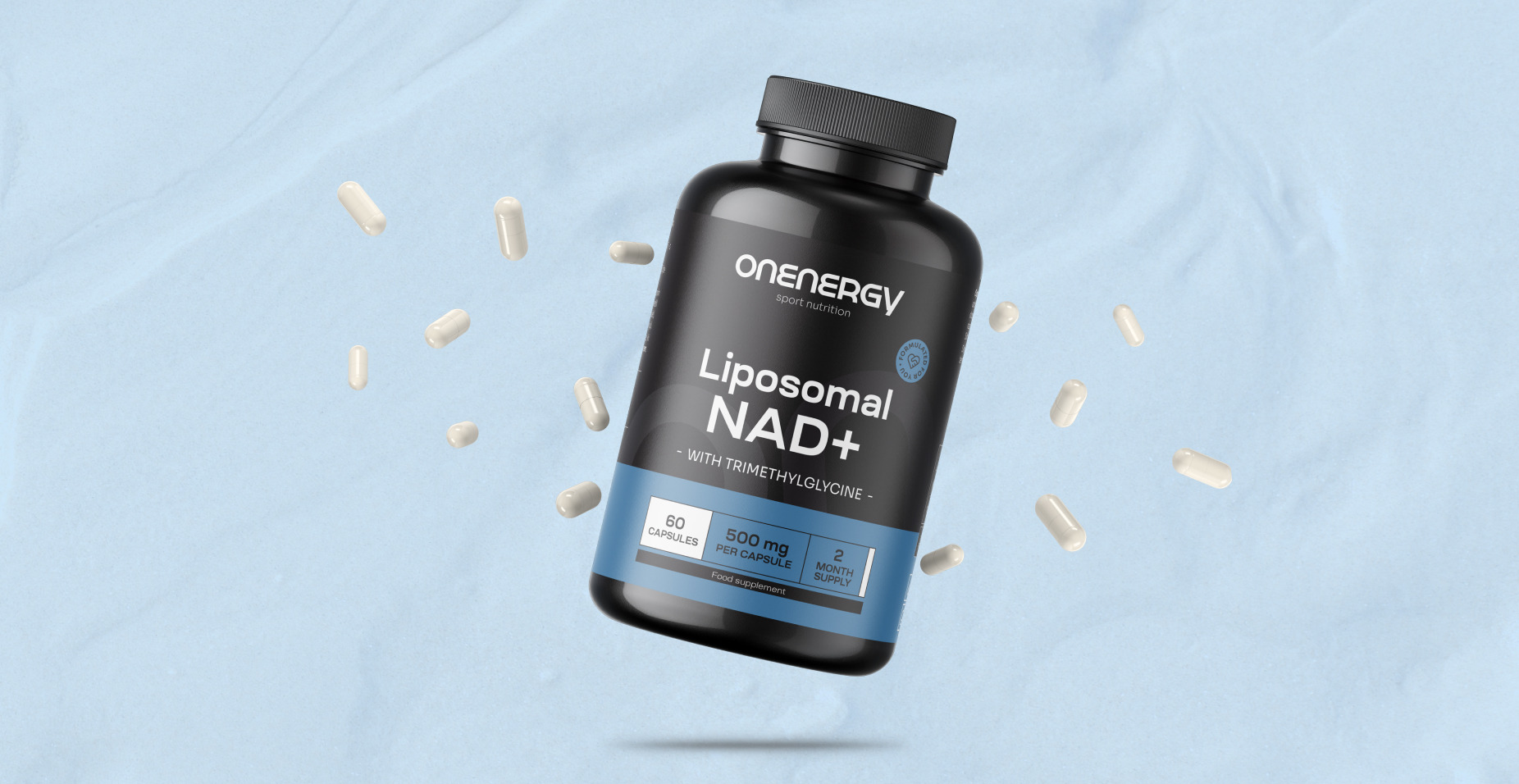 Lipossomal NAD+ 500 mg - com trimetilglicina