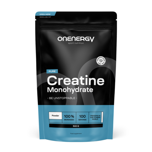 100% monohidrato de creatina em pó, 500 g