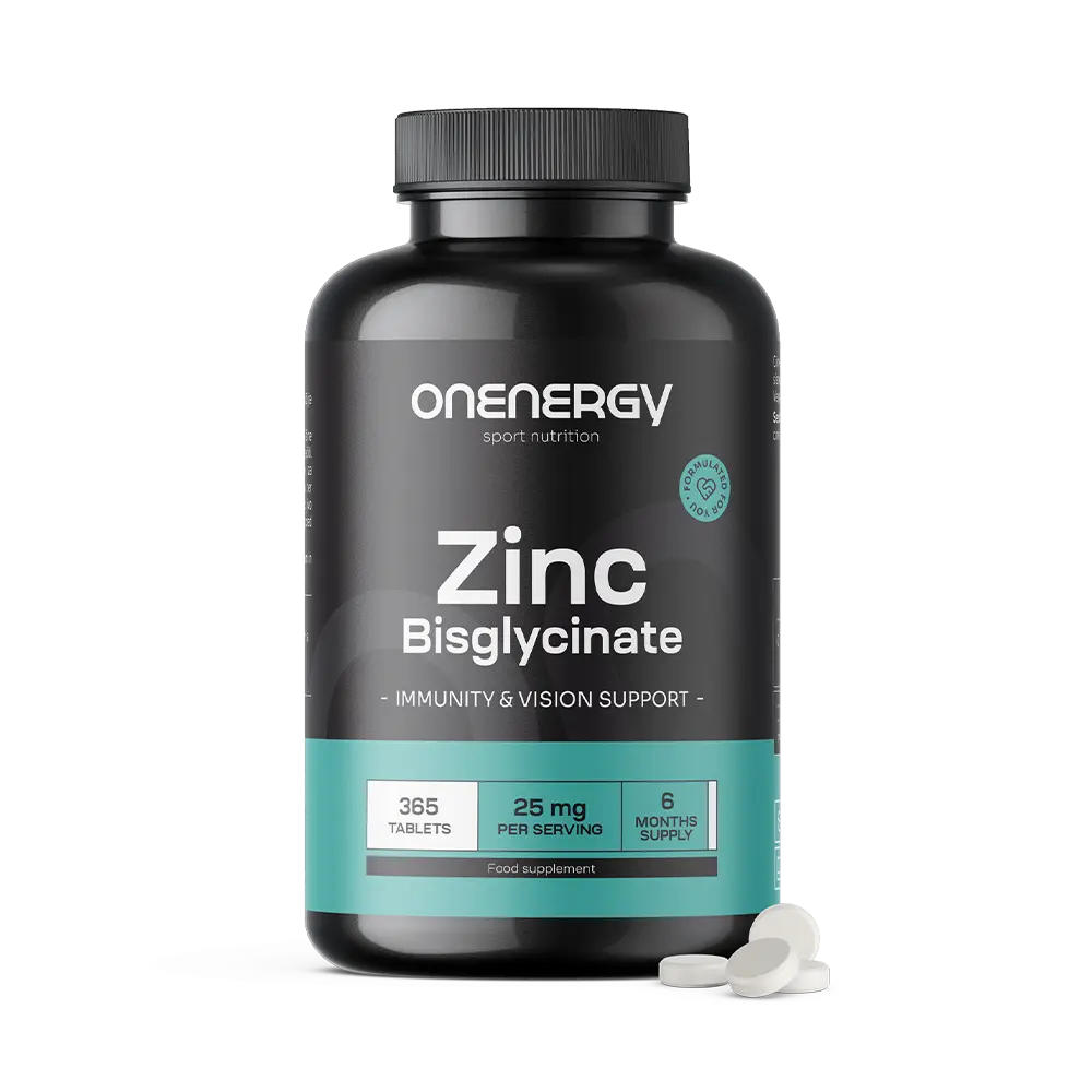 Bisglicinato de zinco 25 mg