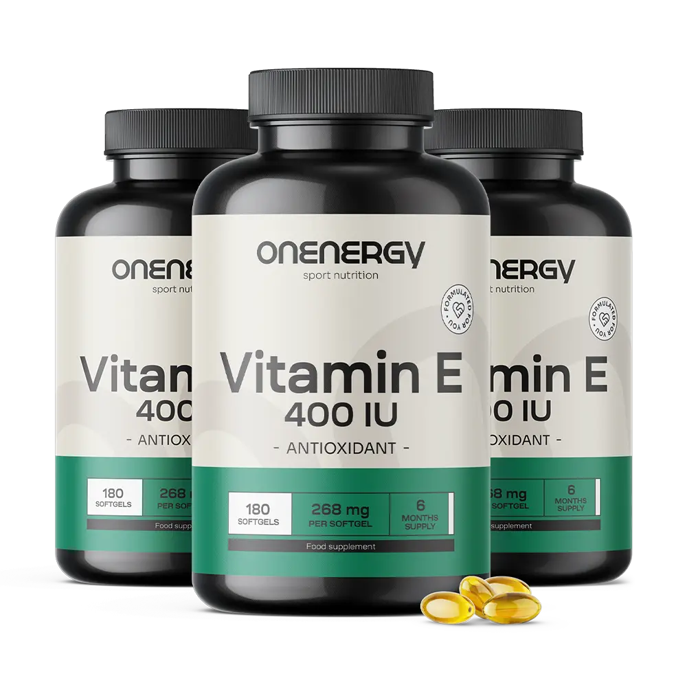 3x Vitamina E 400 IU