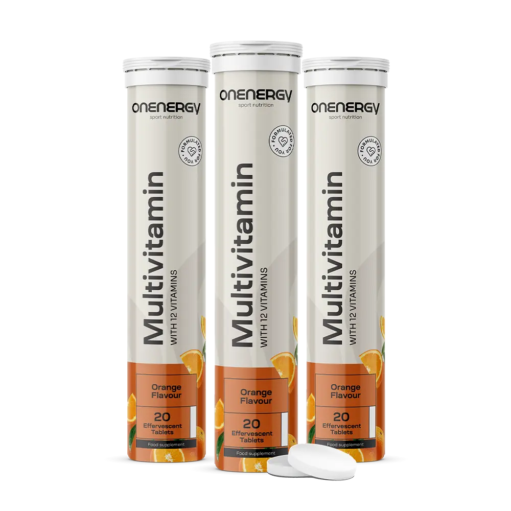 3x Multivitaminas - comprimidos efervescentes
