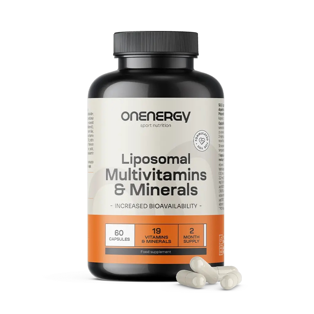 Multivitaminas e minerais lipossomais