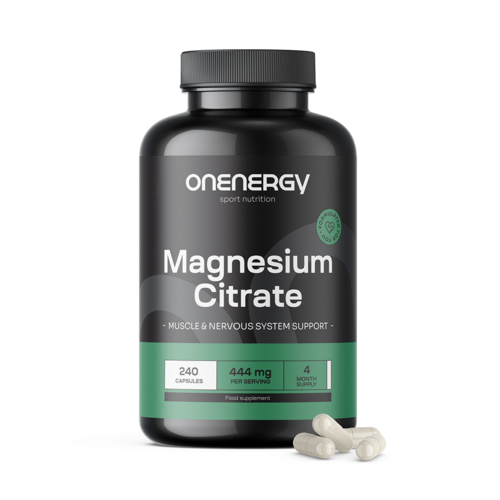 Citrato de magnésio 444 mg, 240 cápsulas