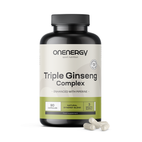 Complexo triplo de ginseng, 90 cápsulas