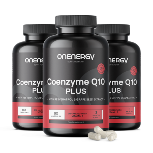 3x Coenzima Q10 Plus, total de 270 cápsulas