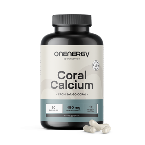 Cálcio coralino – proveniente do coral sango, 90 cápsulas