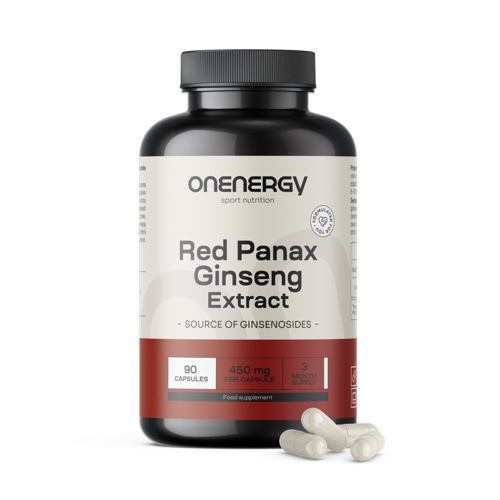Ginseng vermelho (Red Panax Ginseng) – extrato, 90 cápsulas