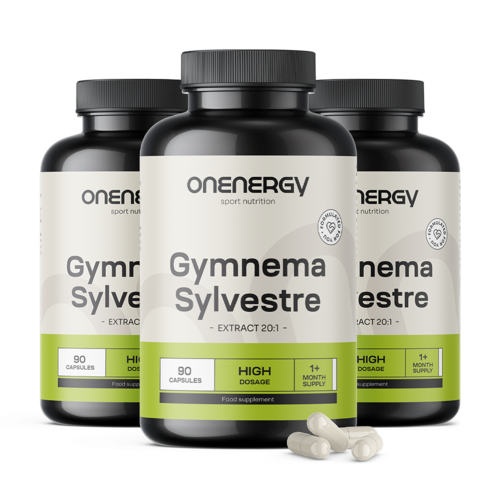 3x Gurmar (Gymnema sylvestre) – extrato 20:1, total de 270 cápsulas