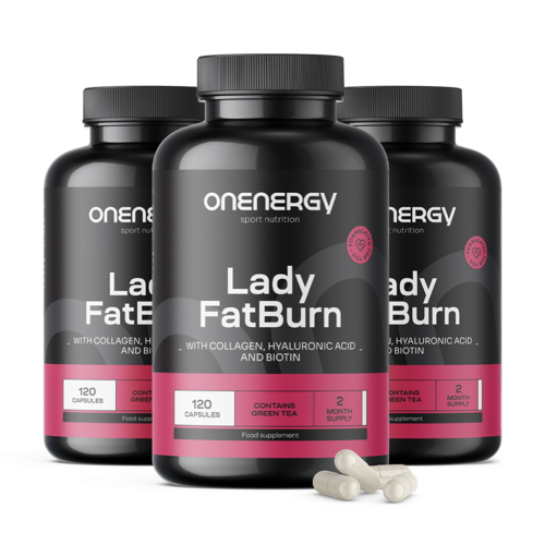 3x Lady FatBurn, total de 360 cápsulas