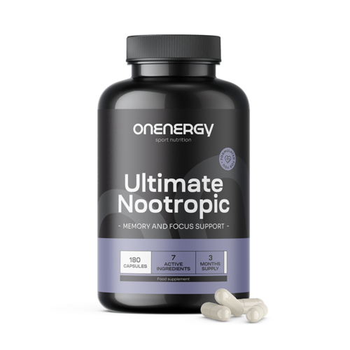 Ultimate Nootropic – complexo para o apoio das funções cognitivas, 180 cápsulas